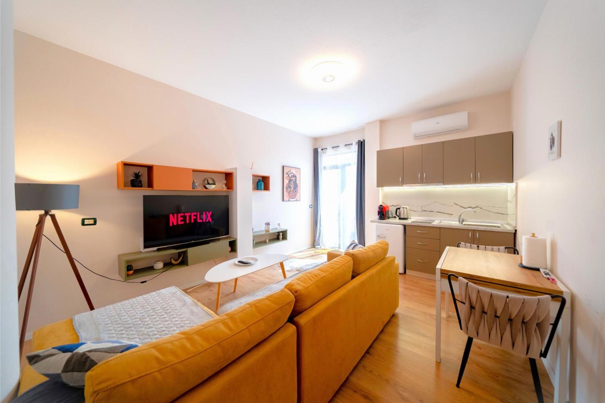 Colorful Comfy Condo Central טיראנה מראה חיצוני תמונה